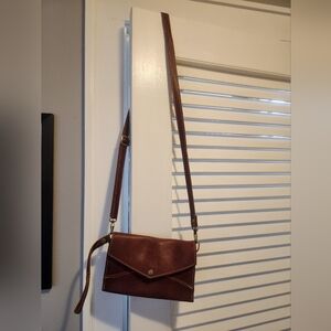 Portland Leather Crossbody Bag in Rich Brown